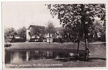 Schiedam Julianapark gezicht op Emmabank 1939.  beschikbaar voor biedingen