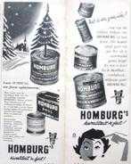 5 vintage advertenties reclames conserven blik 1956-64, Verzamelen, Verzenden, Gebruikt, Reclamebord