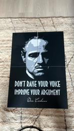 The Godfather Print - Don Corleone, Huis en Inrichting, Ophalen, Zo goed als nieuw, Print, 75 cm of meer