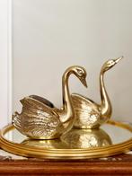 Messing zwanen bakjes, Ophalen of Verzenden