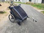 Thule Chariot Sport 2 Double, Fietsen en Brommers, Ophalen, Opvouwbaar, 20 tot 40 kg, Zo goed als nieuw