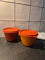 Vintage Tupperware uit de jaren 70, Ophalen of Verzenden, Gebruikt, Bruin, Bak of Kom