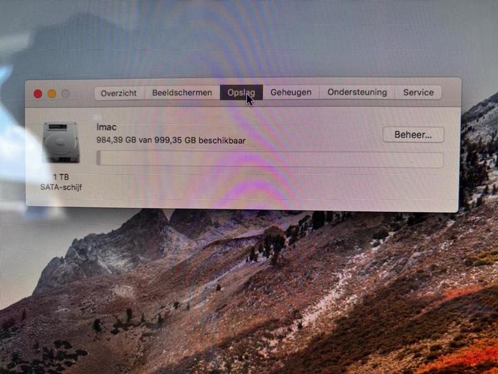 iMac 21.5 inch, Computers en Software, Apple Desktops, Gebruikt, iMac, HDD, 3 tot 4 Ghz, 4 GB, Ophalen