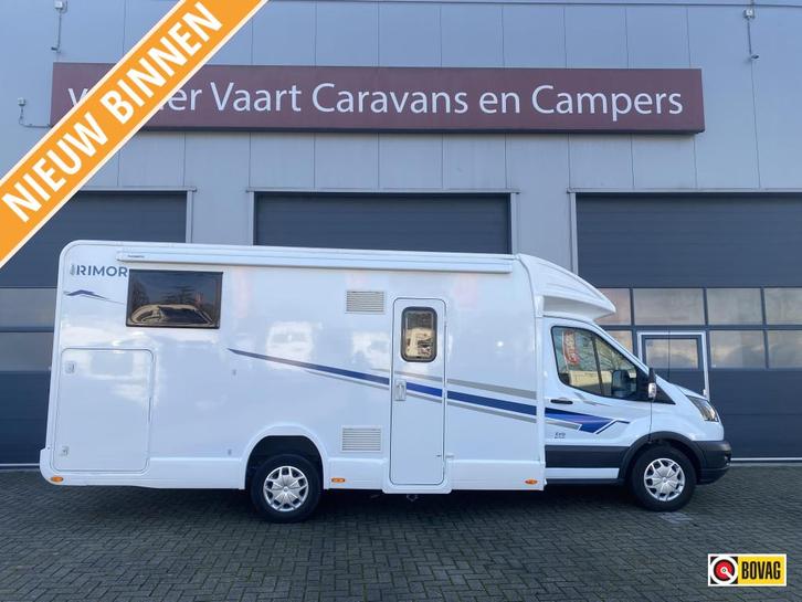 Rimor Evo 66 Plus Face to Face Qeensbed Hefbed 1e Eigenaar, Caravans en Kamperen, Campers, Bedrijf, tot en met 5, Half-integraal