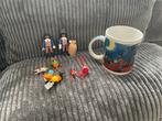 Sinterklaas en zwarte pieten mok beker figuurtjes gelukspop, Diversen, Sinterklaas, Ophalen of Verzenden