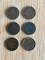 Halve Centen Wilhelmina 1891 1928 1935 1938 2x 1940, Ophalen of Verzenden, Koningin Wilhelmina