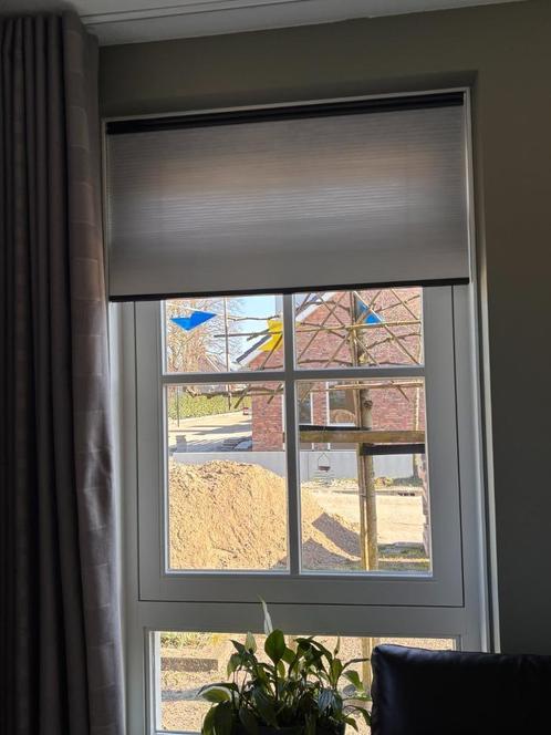 plissé vouwgordijn, Huis en Inrichting, Stoffering | Gordijnen en Lamellen, Zo goed als nieuw, 150 tot 200 cm, 50 tot 100 cm, Wit
