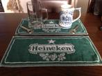 Heineken bier-pul Delftsblauw bier-glas / 2 gastendoekjes, Ophalen, Zo goed als nieuw, Pul(len), Heineken