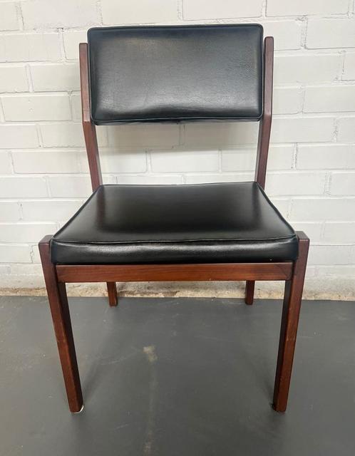 2 Vintage design stoelen, Huis en Inrichting, Stoelen, Gebruikt, Twee, Zwart, Ophalen