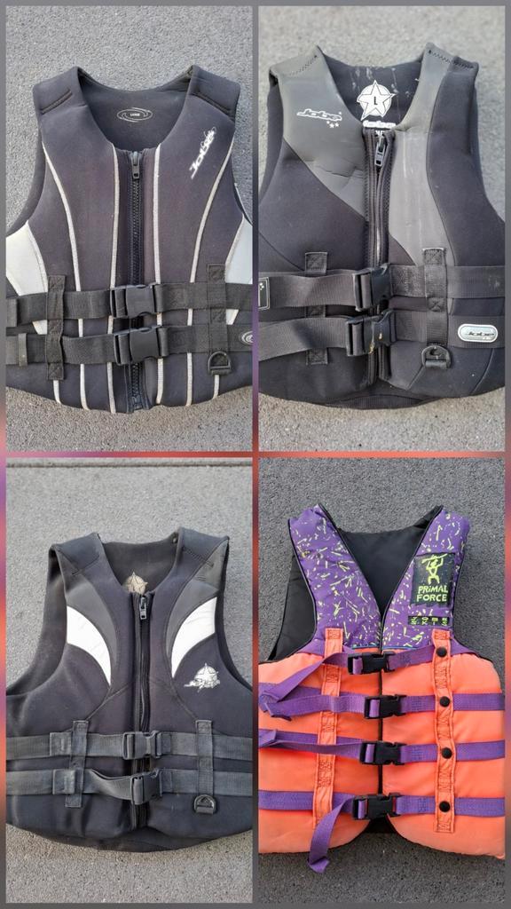 zwemvesten 3 Jobe & 1 Marine, Watersport en Boten, Watersportkleding, Zo goed als nieuw, Reddingsvest of Zwemvest, Dame of Heer