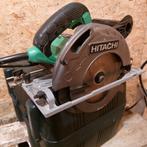 Hitachi cirkelzaag + Hitachi geleider...set, Ophalen, Gebruikt, Cirkelzaag, 30 tot 70 mm