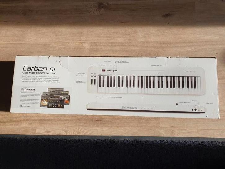 Samson Carbon 61, Muziek en Instrumenten, Midi-apparatuur, Zo goed als nieuw, Ophalen of Verzenden