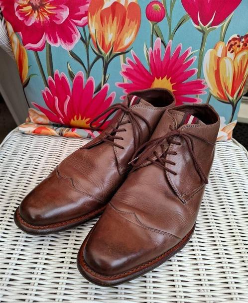 Floris van Bommel, maat 7,5 - 41,5 H, Kleding | Heren, Schoenen, Gedragen, Veterschoenen, Bruin, Ophalen of Verzenden