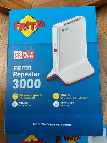 FRITZ! Repeater 3000 mesh WiFi versterker/accespoint beschikbaar voor biedingen