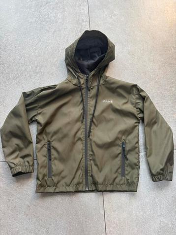 FANE the label groene khaki dunne winddichte jas 7/8 jaar beschikbaar voor biedingen