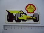 sticker oud SHELL race auto f1 formule 1 vintage retro racin, Verzenden, Zo goed als nieuw, Bedrijf of Vereniging
