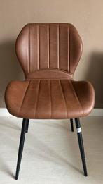 Eetkamerstoel cognac, Ophalen of Verzenden, Nieuw, Bruin, Eén