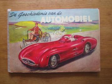 Plaatjes album "de geschiedenis van de automobiel", eerste d beschikbaar voor biedingen