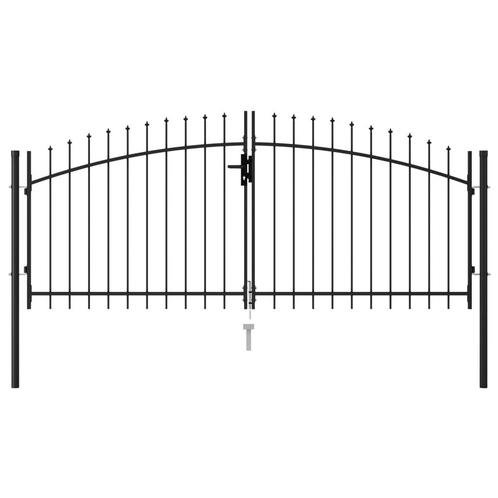 IJzeren tuinpoort hek poort draaihek 3x1,25 m GRATIS BEZORGD, Tuin en Terras, Tuinpoorten, Nieuw, Draaipoort, Staal, 100 tot 150 cm