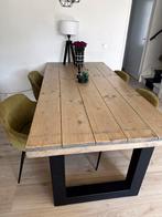 Eettafel van steigerhout!, Ophalen, 50 tot 100 cm, Zo goed als nieuw, Vijf personen of meer