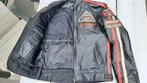 Caféracer retro motorjas maat M leer/leder, Motoren, Ophalen of Verzenden, Tweedehands, Heren, Jas | leer
