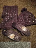 Le Chiq muts, sjaal en handschoenen, Ophalen, 110 t/m 116, Zo goed als nieuw, Meisje