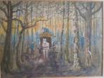 Aquarel van wie????, Ophalen of Verzenden