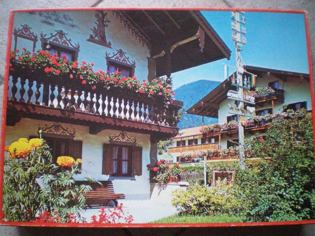 Flamenco puzzel 1500 stukjes. Ruhpolding Duitsland., Ophalen of Verzenden, 500 t/m 1500 stukjes, Gebruikt, Legpuzzel