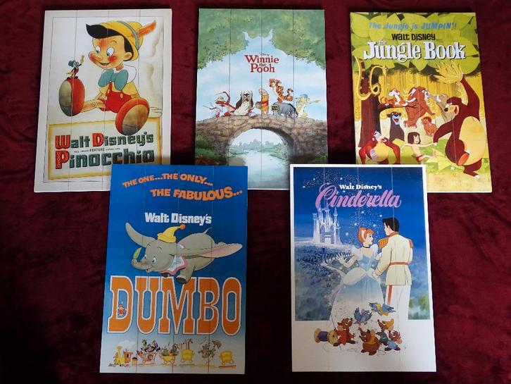 Houten Disney wandborden (Dumbo, Pinokkio, Winnie Pooh, etc), Verzamelen, Disney, Nieuw, Overige typen, Winnie de Poeh of vrienden