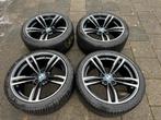 Bmw F30 M3 19” velgen met michelin winterbanden, Ophalen, 19 inch, Winterbanden, Banden en Velgen