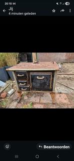 Antiek kolen gestookt fornuis met oven, Ophalen of Verzenden