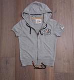 ZGAN: hoody/vestje korte mouwtjes zachtgrijs; mt 36/38; Guru, Guru (Spanje), Ophalen of Verzenden, Zo goed als nieuw, Maat 36 (S)