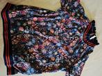 Bloemen Truitje Maat M, Ophalen of Verzenden, Zo goed als nieuw, Maat 38/40 (M), Blauw