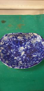 schaal aardewerk blauw gewolkt, Huis en Inrichting, Woonaccessoires | Schalen en Manden, Ophalen of Verzenden, 'T Olde Gre-j, Info@toldegrej.nl