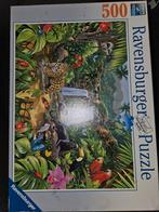 Ravensburger Puzzel - Jungle Avontuur 500 stukjes, Ophalen of Verzenden, 500 t/m 1500 stukjes, Gebruikt, Legpuzzel