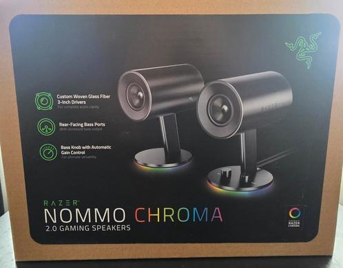 Razer Nommo Chroma 2.0 Gaming Speakers, Computers en Software, Pc speakers, Zo goed als nieuw, Ophalen of Verzenden