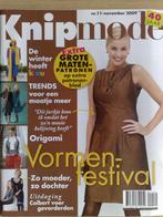 Knipmode november nr. 11 / 2009, Verzenden, Zo goed als nieuw, Vrouw, Knipmode
