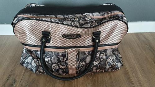Zalmkleurige bloemetjes weekendtas van True Spirit, Sieraden, Tassen en Uiterlijk, Tassen | Damestassen, Zo goed als nieuw, Overige typen