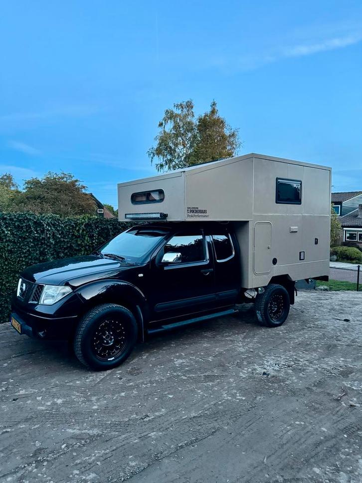 Nissan Navara Pick-up Camper - Avontuurlijk!, Caravans en Kamperen, Campers, Particulier, tot en met 2, Alkoof, Diesel, Handgeschakeld