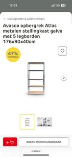 2x stellingkast 176x90x40, Ophalen, Zo goed als nieuw