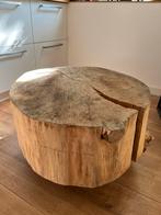 Massief Boomstam Salontafel, Ophalen, Gebruikt, 50 tot 100 cm, 50 tot 100 cm