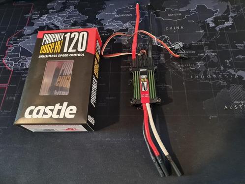 Castle Creations Phoenix Edge HV 120 AMP ESC, 12S / 50.4V, Hobby en Vrije tijd, Modelbouw | Radiografisch | Vliegtuigen, Zo goed als nieuw