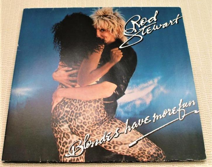LP - ROD STEWART -  Blondes have more fun - 1978, Cd's en Dvd's, Vinyl | Pop, Zo goed als nieuw, 1960 tot 1980, Overige formaten
