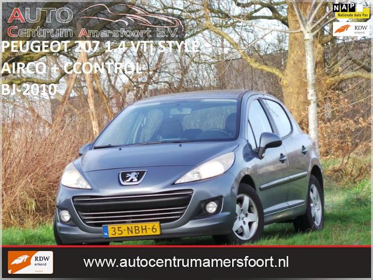 Peugeot 207 1.4 VTi Style ( INRUIL MOGELIJK ), Auto's, Peugeot, Te koop, ABS, Airbags, Airconditioning, Boordcomputer, Centrale vergrendeling