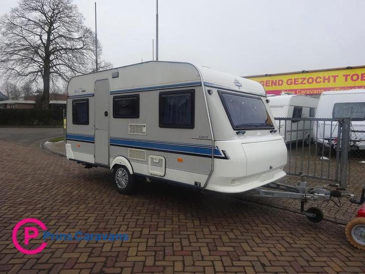 Hobby Classic 420 TopStaat! #AKTIEPRIJS#, Caravans en Kamperen, Caravans, Bedrijf, tot en met 4, 750 - 1000 kg, Hobby, 5 tot 6 meter