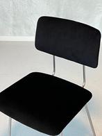 Gispen 1262 eetkamerstoel Cordemeyer vintage eettafelstoel, Huis en Inrichting, Stoelen, Gebruikt, Zwart, Vintage, Ophalen of Verzenden