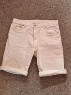 witte heren bermude/ korte broek  wijdte 32, Maat 48/50 (M), Wit, Ophalen of Verzenden, H&M