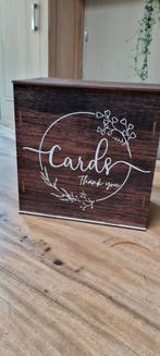 Gift card box voor feest, Diversen, Wenskaarten, Ophalen of Verzenden, Zo goed als nieuw