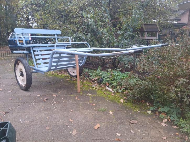 Menkar  / sulky / kelders marathonkar/ koets, Dieren en Toebehoren, Rijtuigen en Koetsen, Gebruikt, Sulky, Paard of Pony