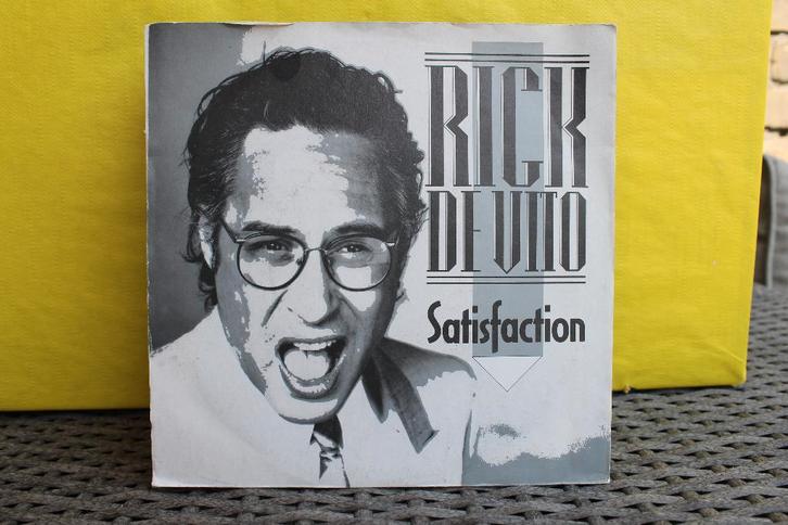 7" Single Rick De Vito - Satisfaction / No More Tears No Mor, Cd's en Dvd's, Vinyl Singles, Gebruikt, Single, Pop, 7 inch, Ophalen of Verzenden